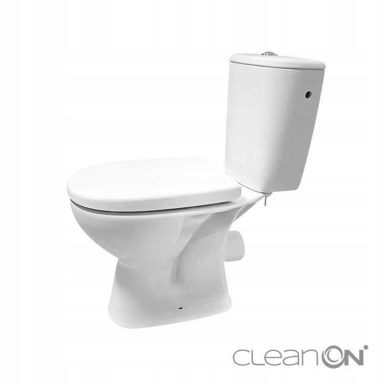 Kompakt 613 Arteco New CleanOn 3/5 l,odpływ poziomy, deska duruplastowa, wo