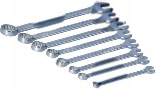 IRONSIDE Zestaw 8 kluczy płaskooczkowych 8-22mm