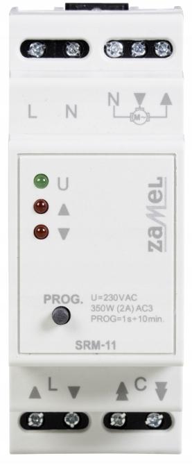 ZAMEL Sterownik rolet uniwersalny modułowy 230V AC SRM-11