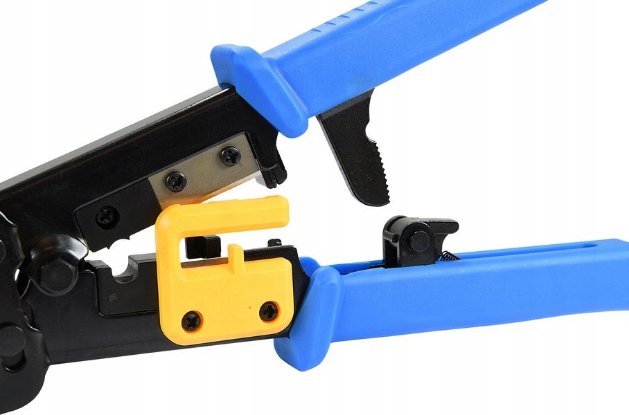 Zaciskarka 8P/6P/4P (RJ45/RJ12/RJ11) do wtyków przelotowych typu EZ ALANTEC