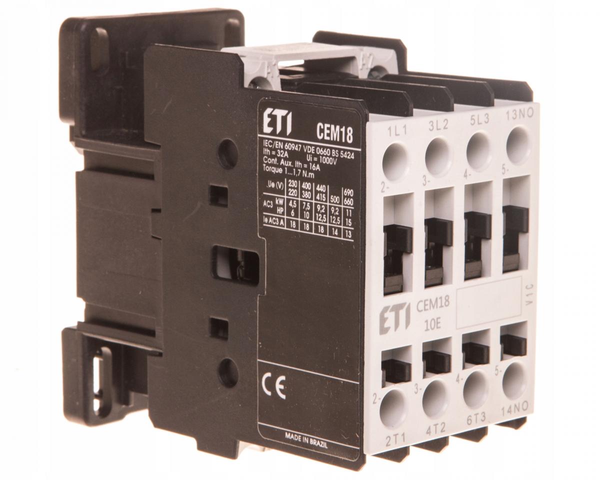 ETI Stycznik powietrzny CEM18.10-230V-50/60Hz