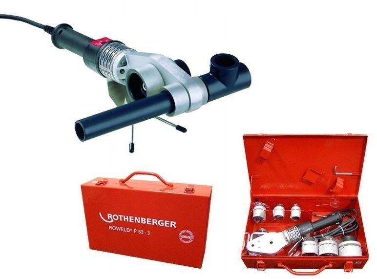 ROTHENBERGER Zgrzewarka kielichowa do rur PP Roweld P 63-3