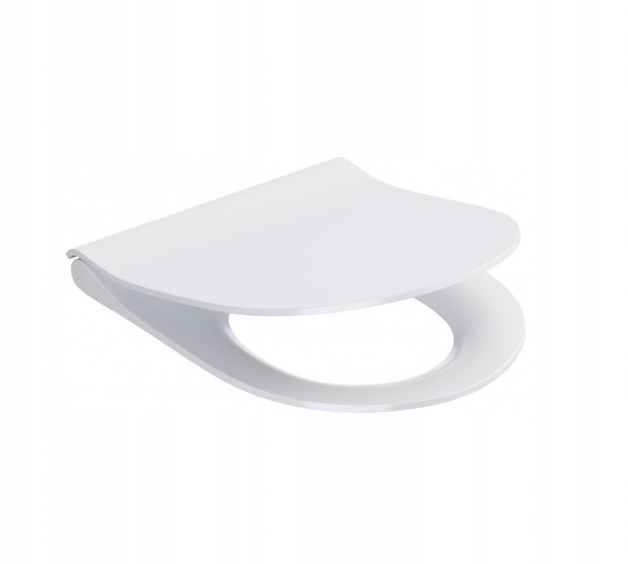 Zestaw 743 Miska zawieszana bezkołnierzowa City Oval New CleanOn z ukrytym