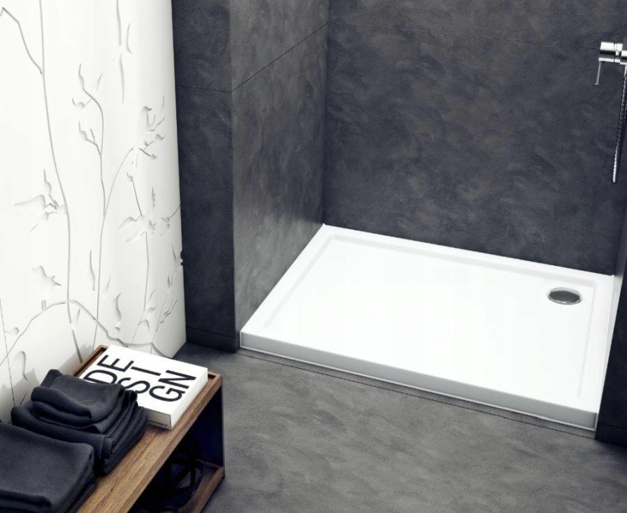 Brodzik kompozytowy Stabilsound Plus 90x120x5 / 3 cm prostokątny Corrina
