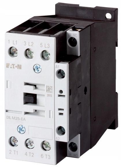 EATON Stycznik 11kW/400V, sterowanie 24VDC DILM25-10-EA(RDC24)