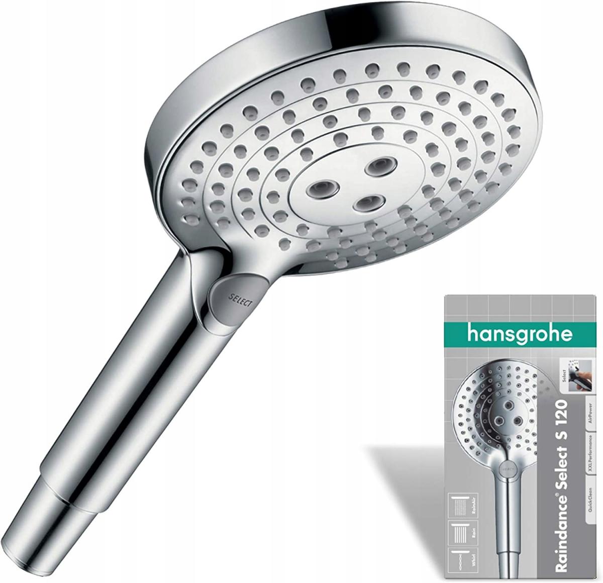 Bateria wannowo-prysznicowa dwuuchwytowa ścienna Hansgrohe Logis srebrny