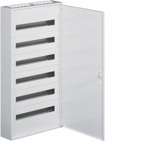HAGER Rozdzielnica natynkowa z zaciskami PE/N 6R/144M (6x24) I kl. IP30
