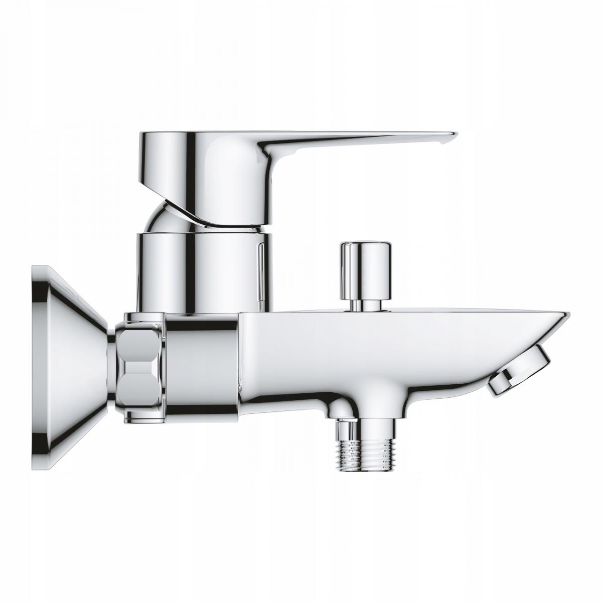 Bateria wannowa ścienna GROHE BauLoop 1-uchwyt. 2-otworowa mosiężna chrom