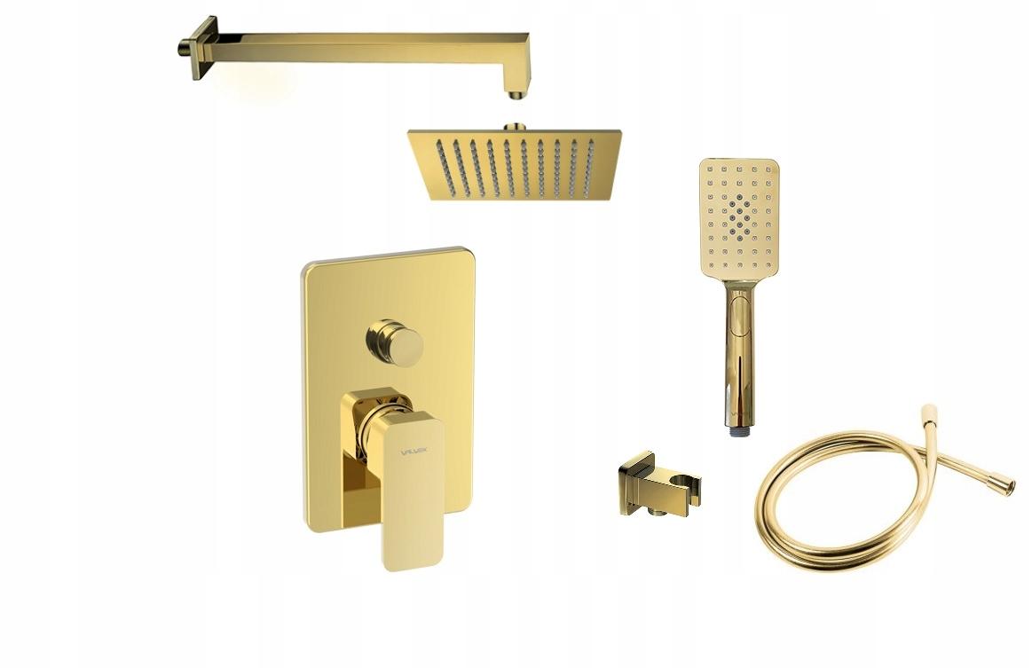 LOFT GOLD Bateria wannowo-natryskowa podtynkowa