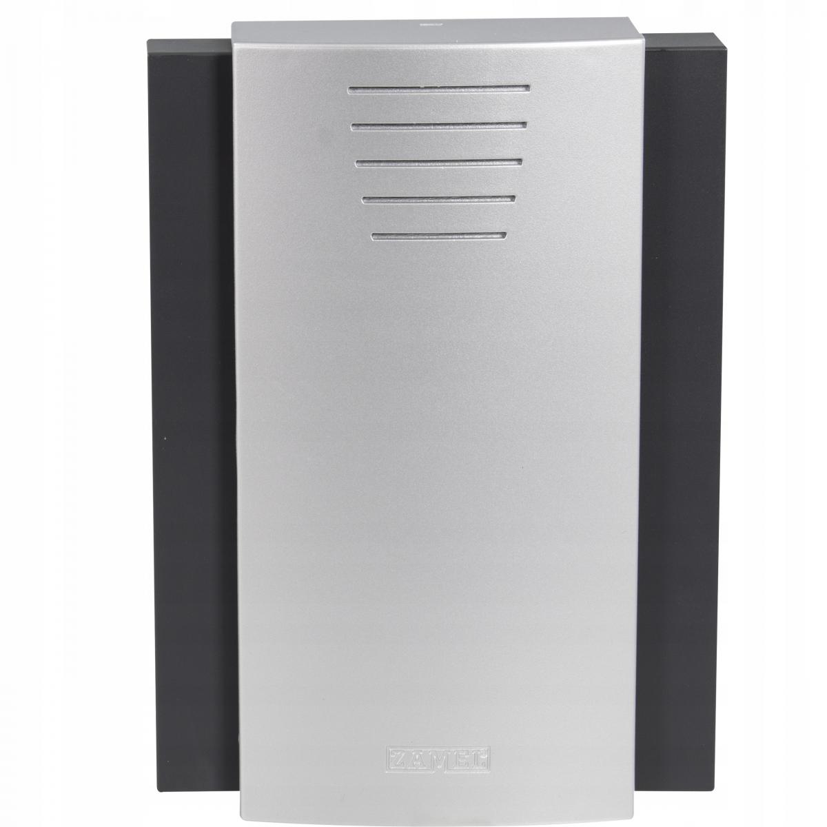 ZAMEL Gong dwutonowy elektromechaniczny Largo, GNS-208 230V, czarno-srebrny