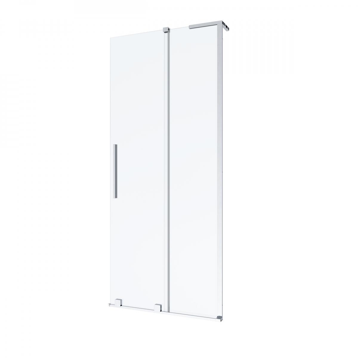 KABINA WALK-IN PRZESUWNA 90 CM, TRANSP 8 MM, CHROM