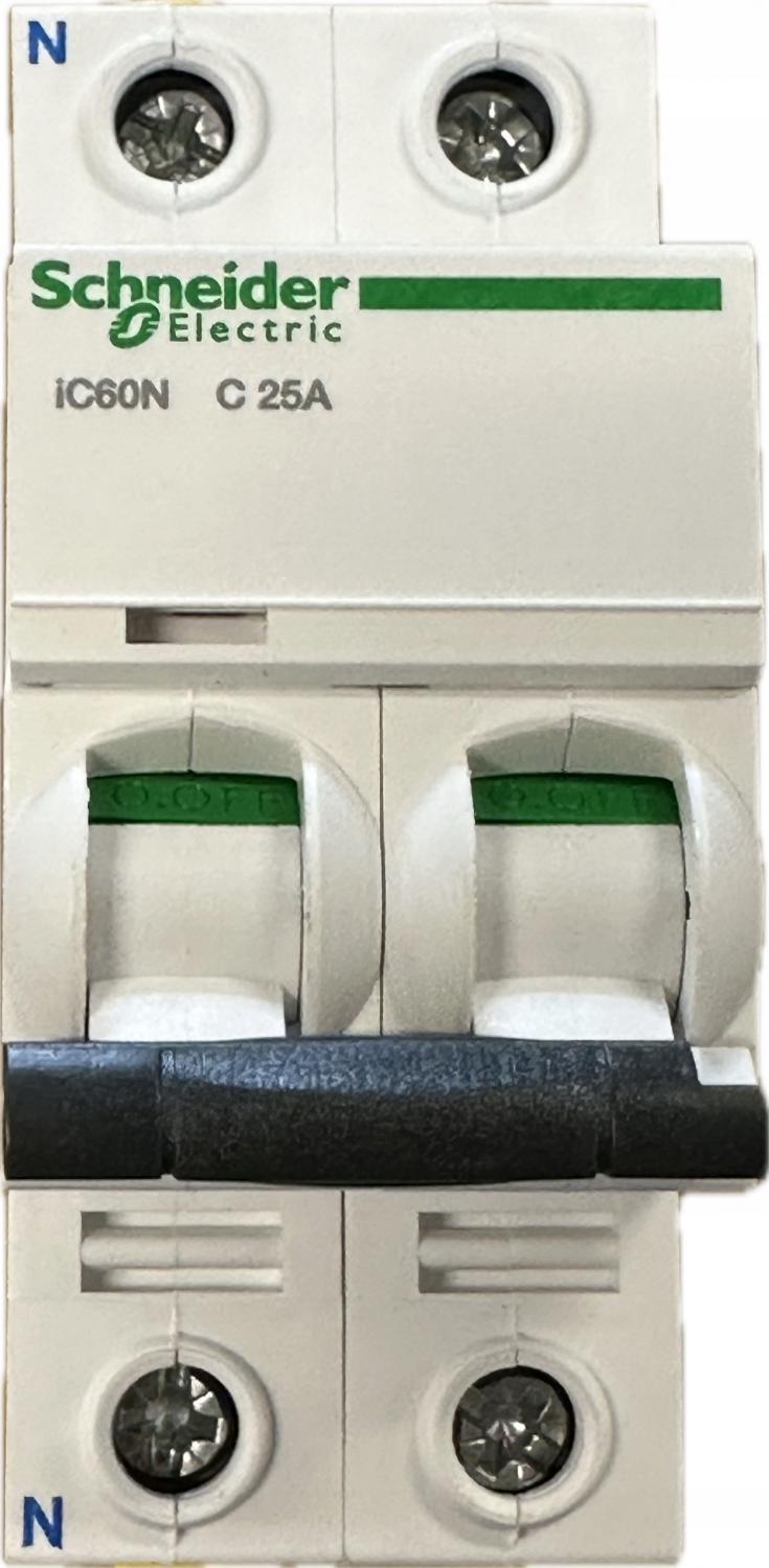 SCHNEIDER ELECTRIC Wyłącznik nadprądowy iC60N-C25-1N C 25A 1N-biegunowy