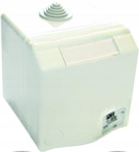Gniazdo nadtynkowe przelotowe zabudowane seria Design 16A 3P+Z+N 400V IP44