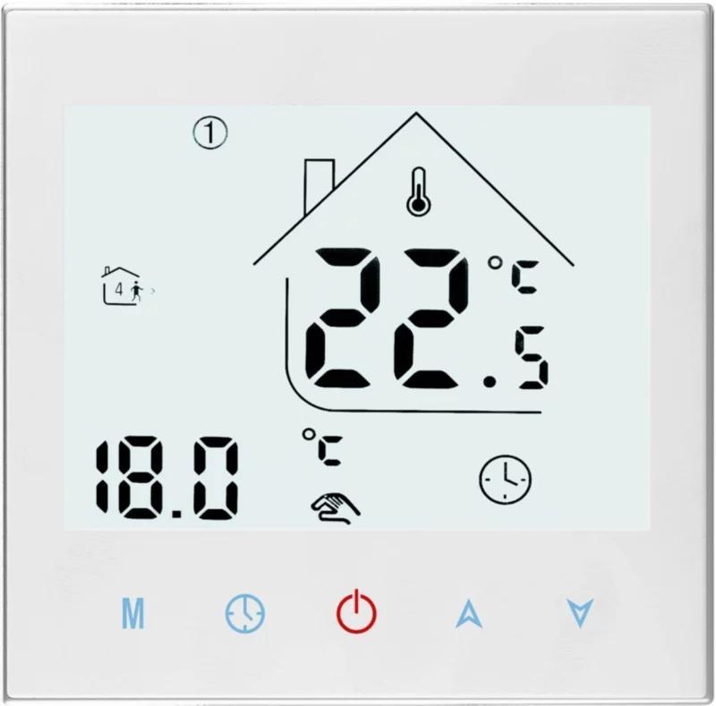 Termostat programowalny HD-T1000.W z komunikacją Zigbee 3.0 - biały