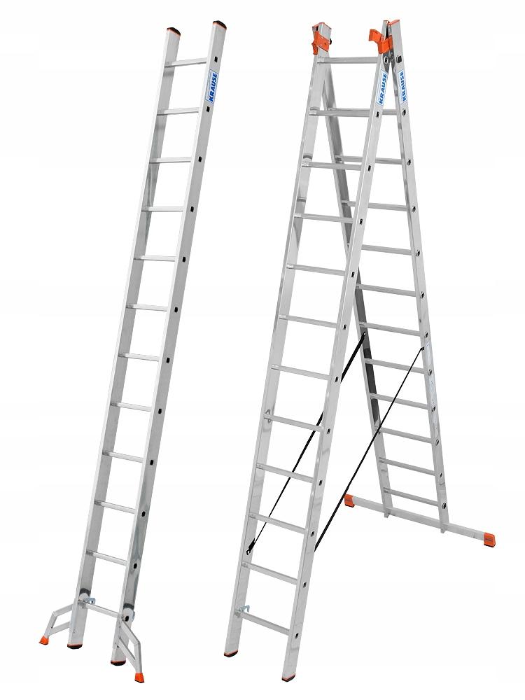 KRAUSE CORDA Drabina wielofunkcyjna 3x9 stopni