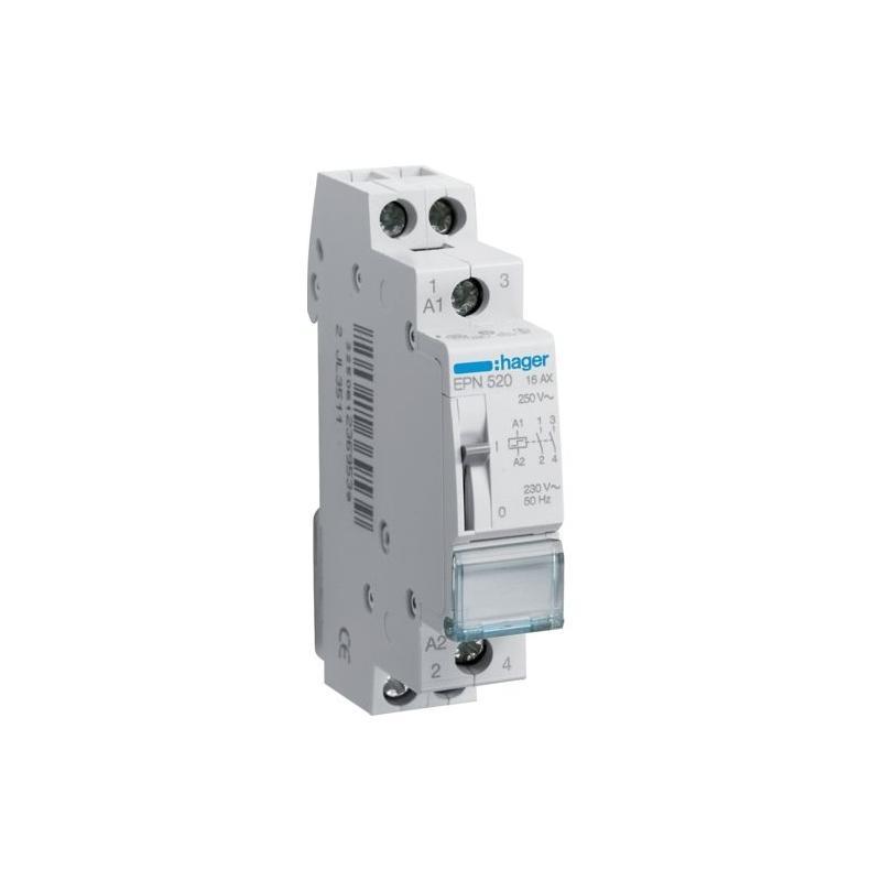HAGER Wyłącznik bistabilny 230V, 2Z/16A