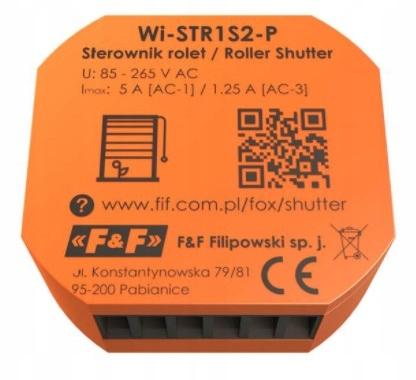 F&F DOPUSZKOWY STEROWNIK ROLET Wi-Fi Z SILNIKIEM 230V SHUTTER FOX