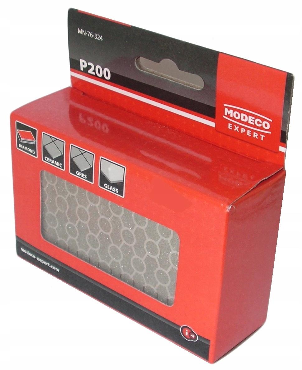 MODECO EXPERT Gąbka diamentowa P200 ceramic gres glass