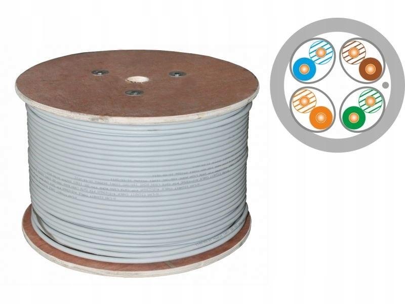 Kabel U/FTP kat.6A LSOH 4x2x23AWG Dca 500m - 550 MHz (10Gb/s) 25 lat gwaran