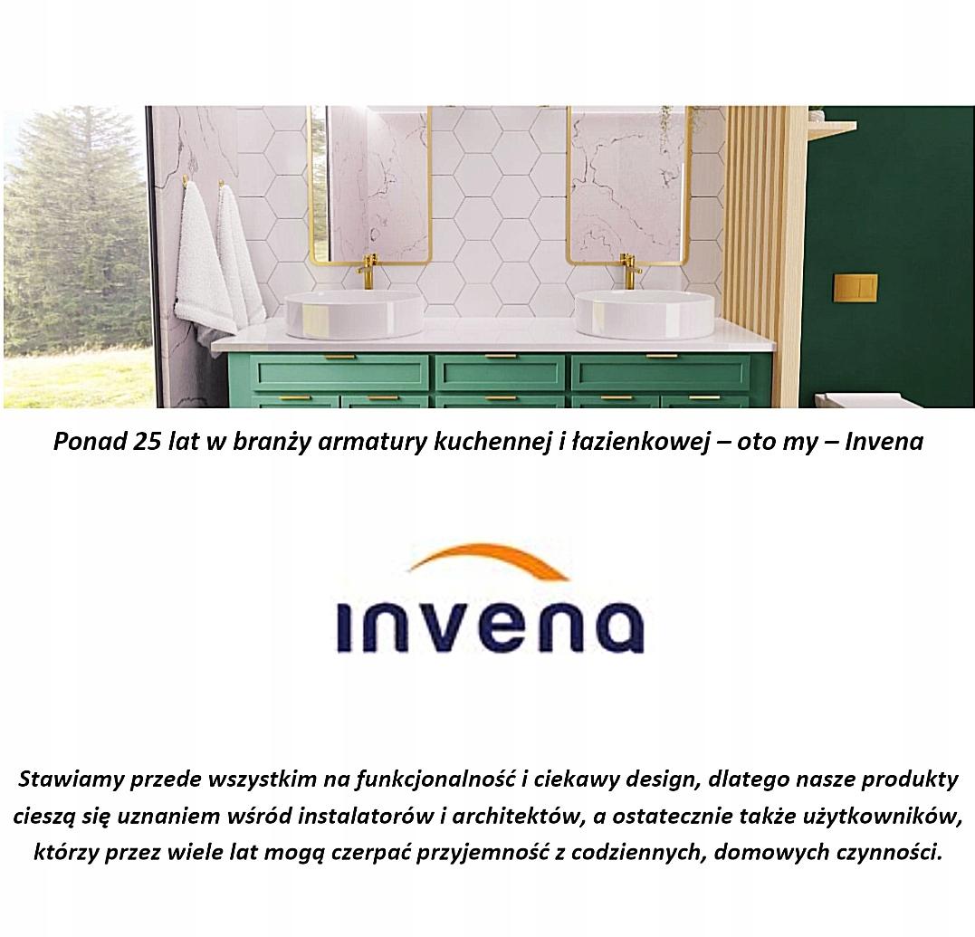 Bateria natryskowa INVENA podtynkowa Glamour 1-funkcyjna   48h