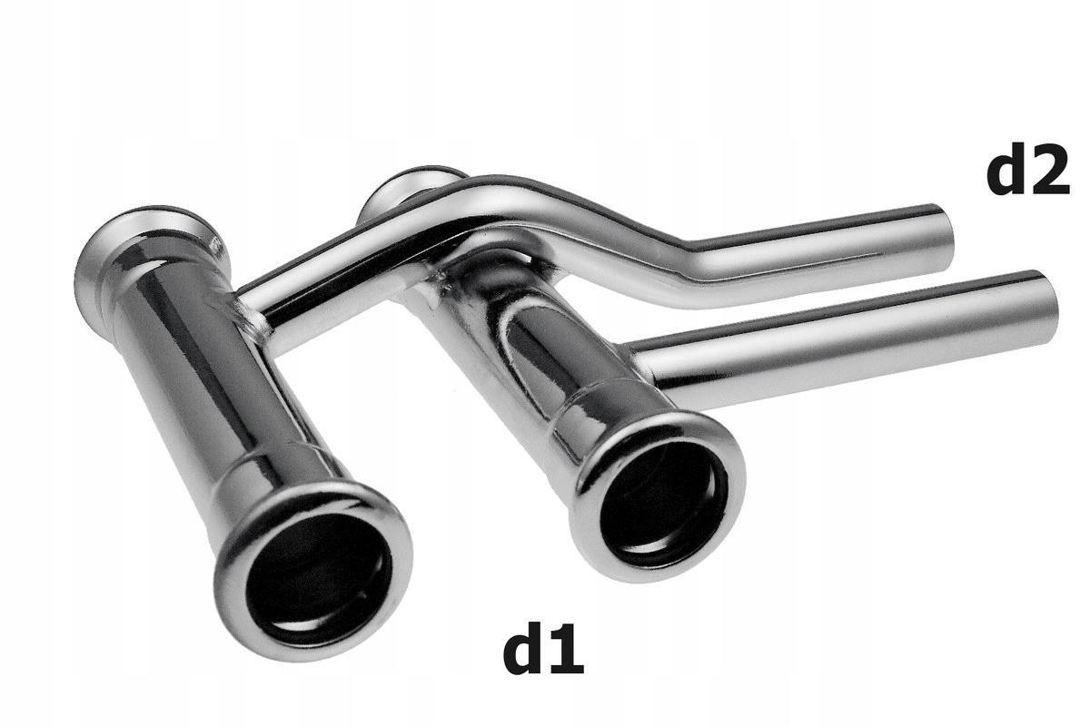 KAN-therm Trójnik redukcyjny mijankowy Steel - 18/15