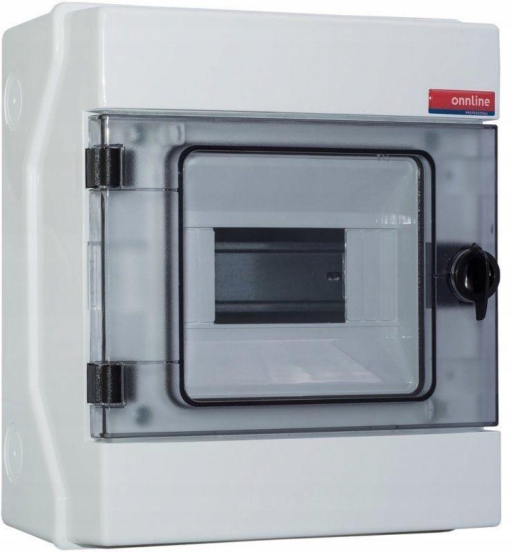 ONNLINE Rozdzielnica natynkowa RH-1x8 modułów IP65 ONNLINE 1000V DC PV