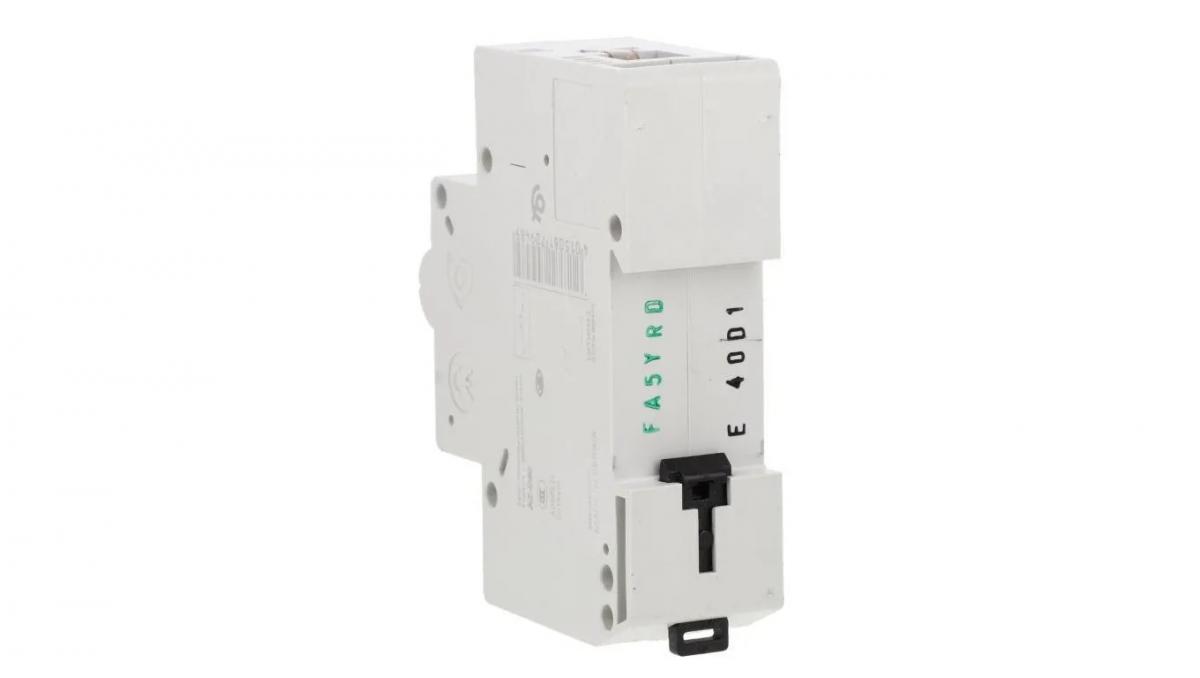 Wyłącznik nadprądowy 25kA, In=40A, charakterystyka D. 1-biegunowy. AZ-D40