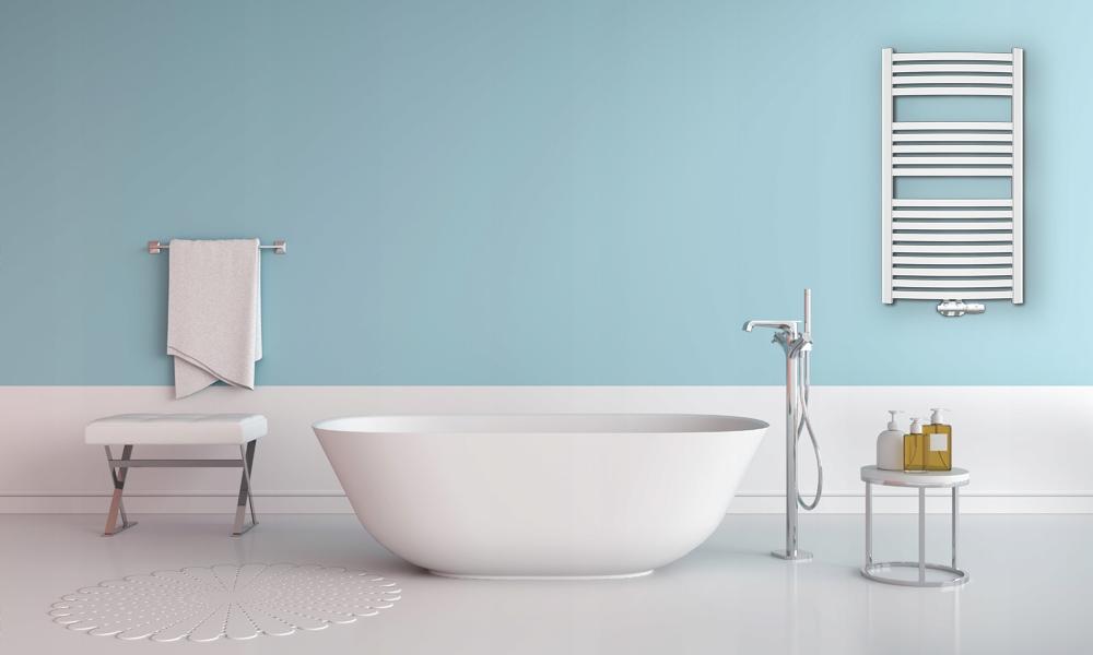 INVENA GRZEJNIK ŁAZ. 540X1000 + KPL. OSIOWY + MASKOWNICA POJ. - BIAŁY