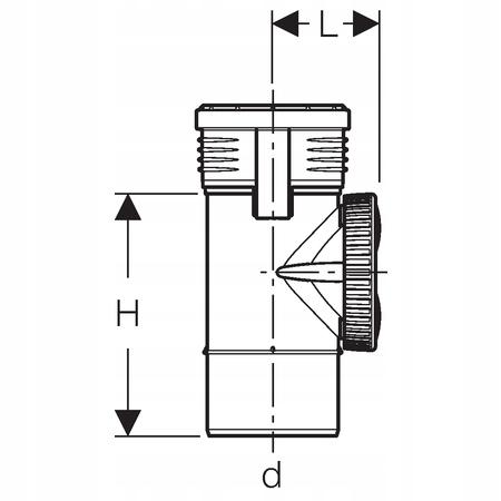 GEBERIT Czyszczak Geberit Silent-PP GTRE 90G d110