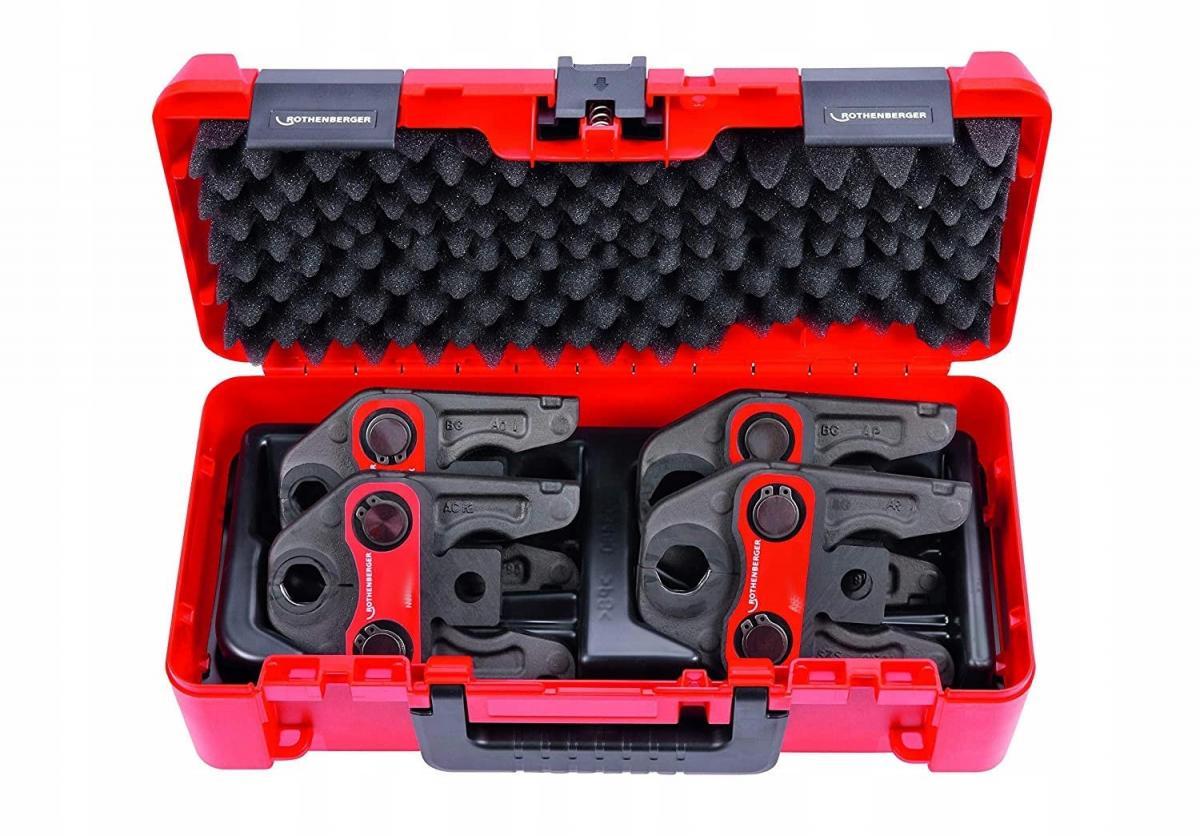 Zestaw szczęk zaciskowych standard w walizce ROCASE, U 16-20-25-32 mm