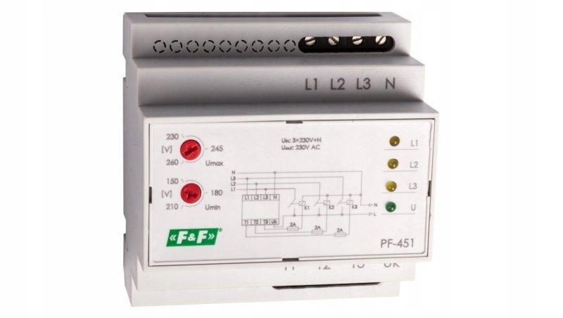 F&F Automatyczny przełącznik faz pf-451 PF-451