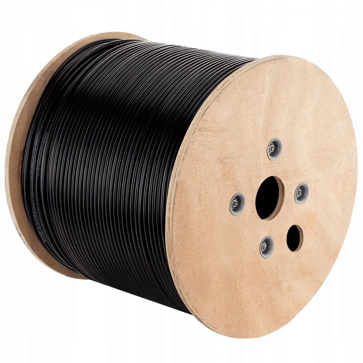 Kabel S/FTP kat.7 PE 4x2x23AWG 500m 1000 MHz (10Gb/s) ZEWNĘTRZNY SUCHY