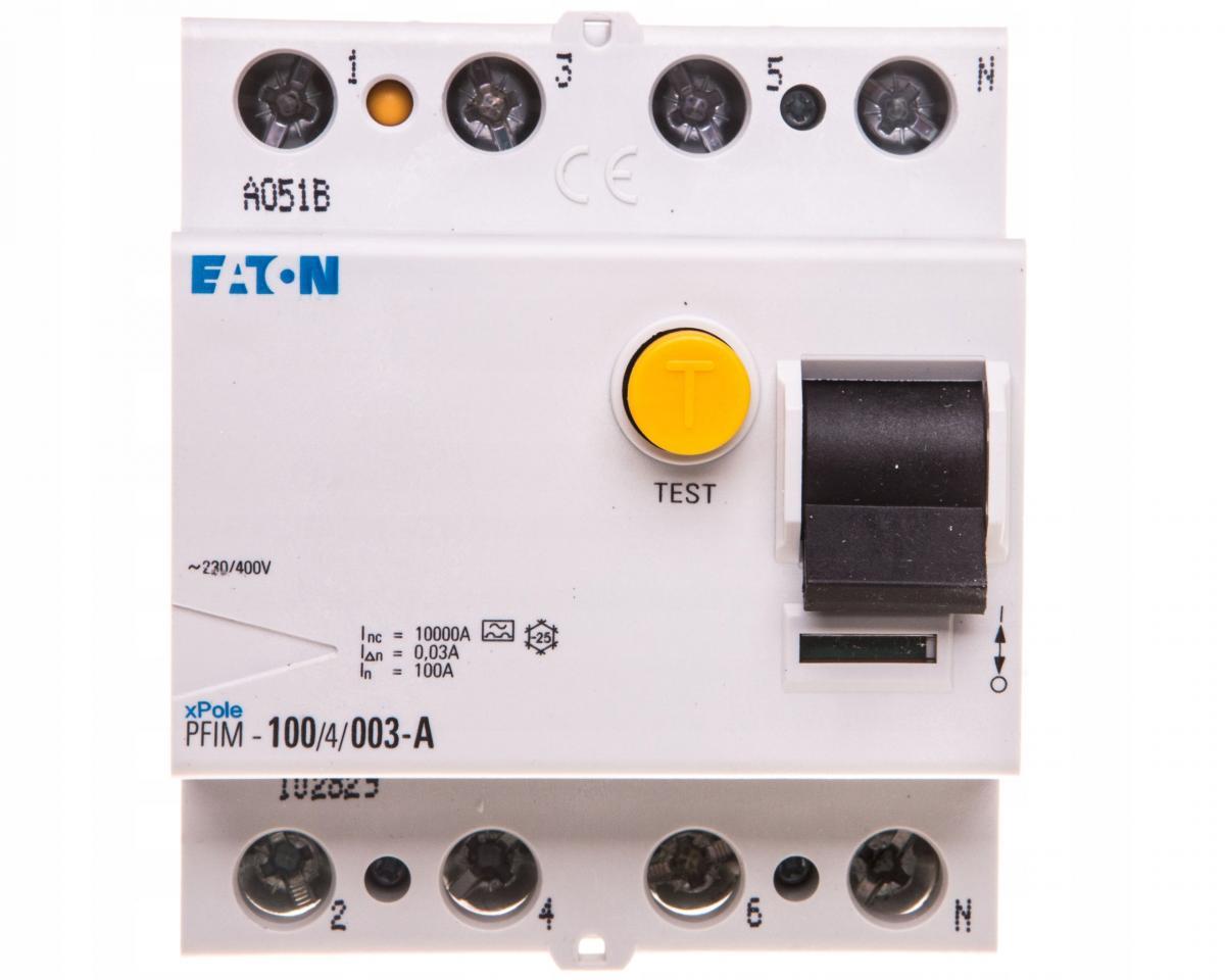 EATON Wyłącznik różnicowoprądowy PFIM PFIM-100/4/003-A
