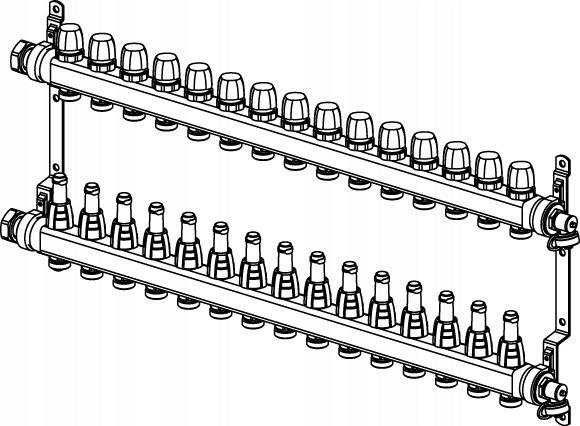 UPONOR Rozdzielacz Vario S FM 15XG3/4 EURO - G1