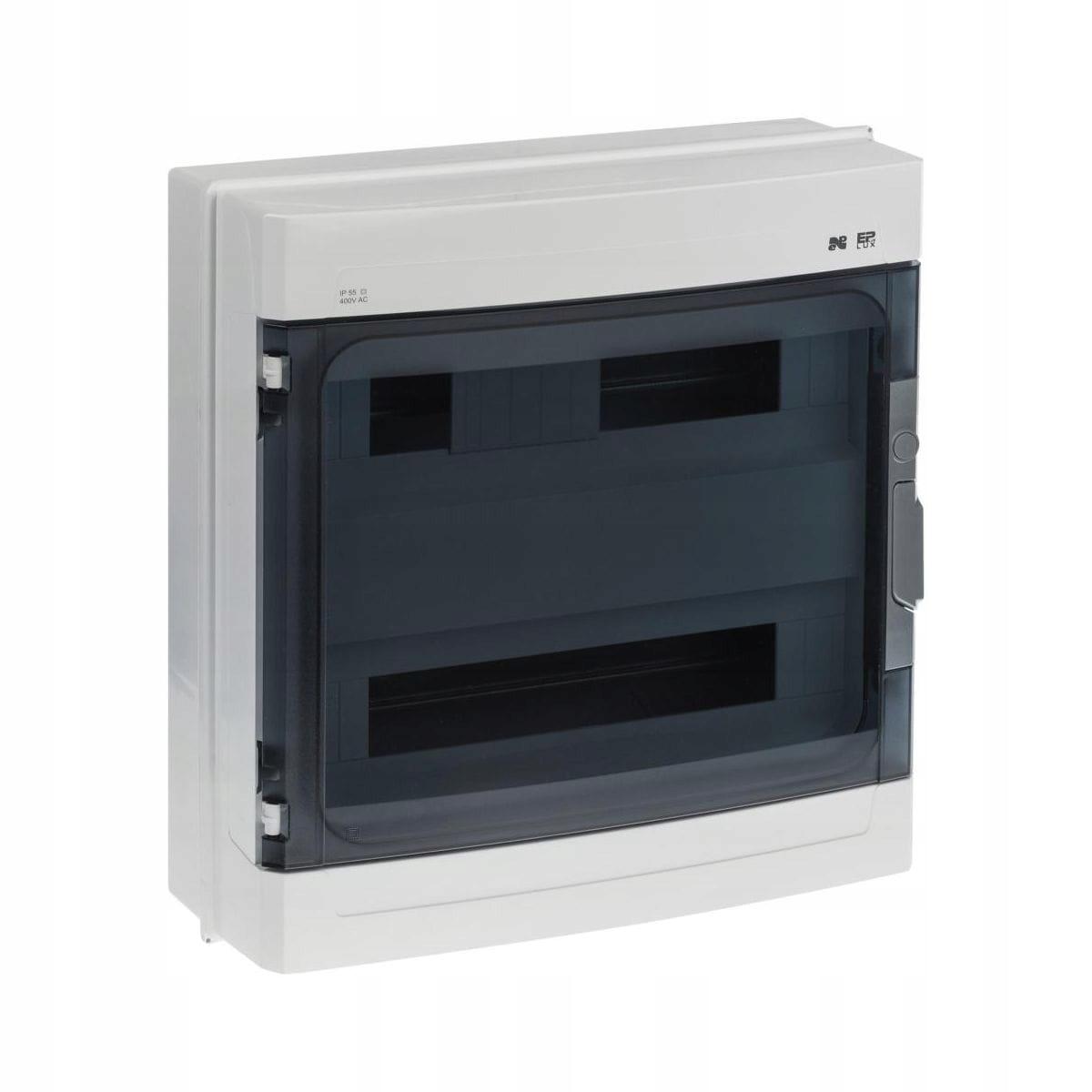 Rozdzielnica natynkowa EP-LUX + 2x18 modułów PV 1500V DC 1000V AC IP65 z sz