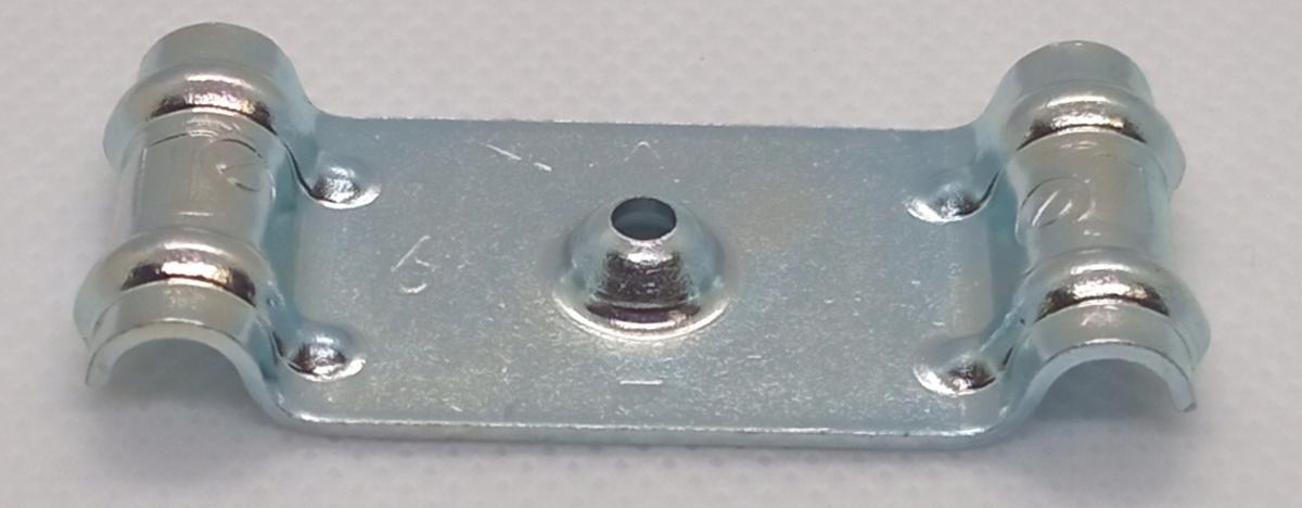 RAWLPLUG Uchwyt stalowy do kabli, ocynkowany, podwójny, średnica 10 mm