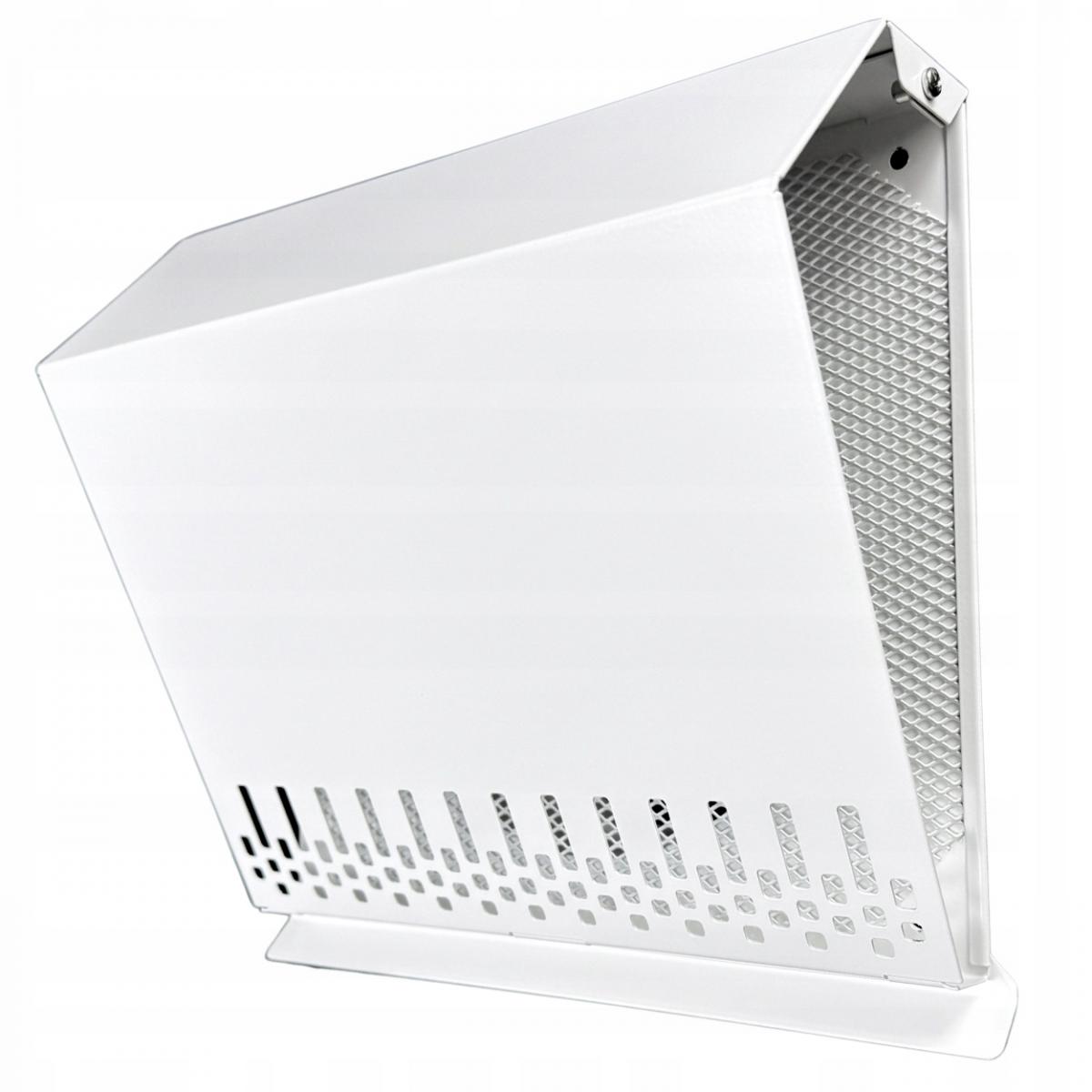 AWENTA Czerpnia ścienna metalowa fi200, biały