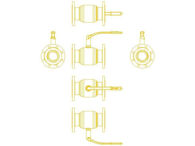 DANFOSS Zawór kulowy JIP z końcówkami kołnierzowymi, PN16, DN100