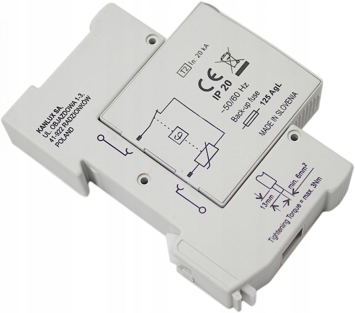 KANLUX Ogranicznik przepięć KSD-T2 275/40 1P