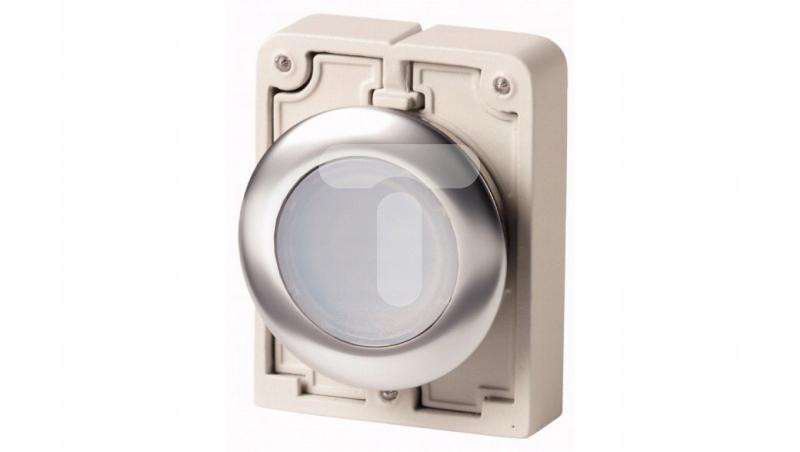 EATON Przycisk podświetlany 30mm płaski, biały M30C-FDL-W
