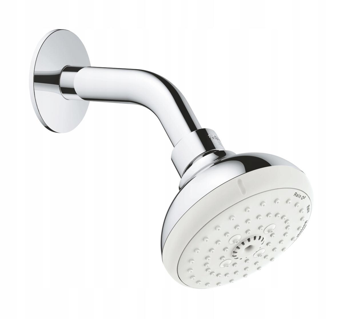 GROHE Prysznic górny Tempesta 100, 3 strumienie, chrom, złącze kulowe
