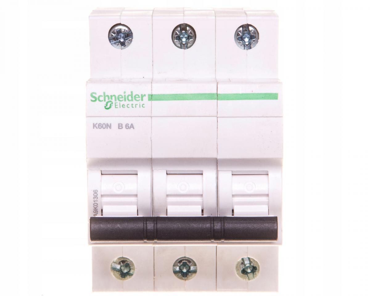 SCHNEIDER ELECTRIC Wyłącznik nadprądowy K60N-B6-3 B 6A 3-biegunowy
