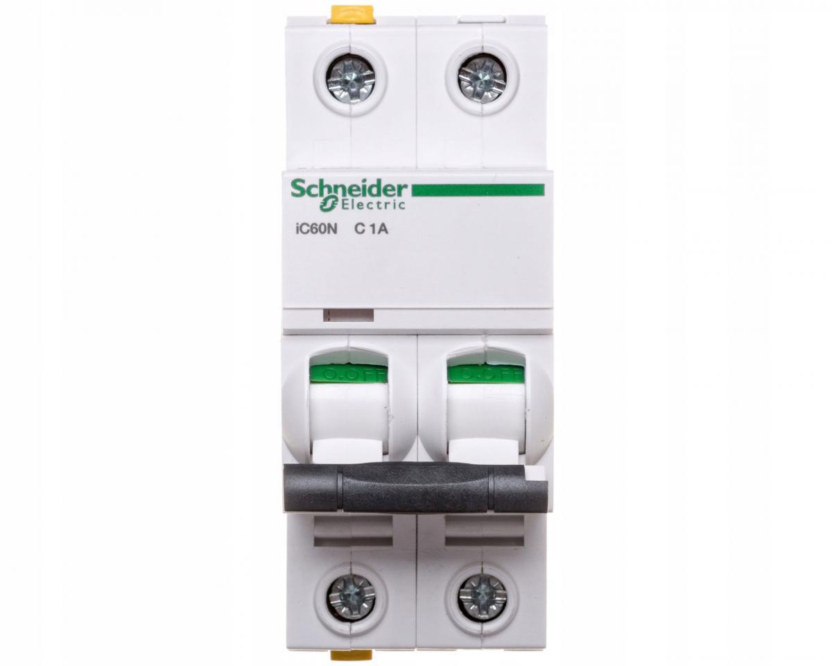 SCHNEIDER ELECTRIC IC60N 2P 1A C wyłącznik nadprądowy