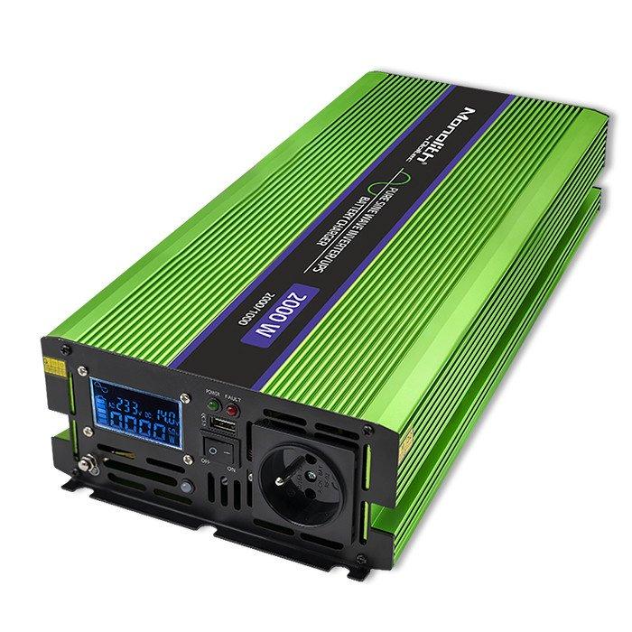 Przetwornica napięcia Monolith | ładowanie baterii | UPS | 1000W | 2000W |