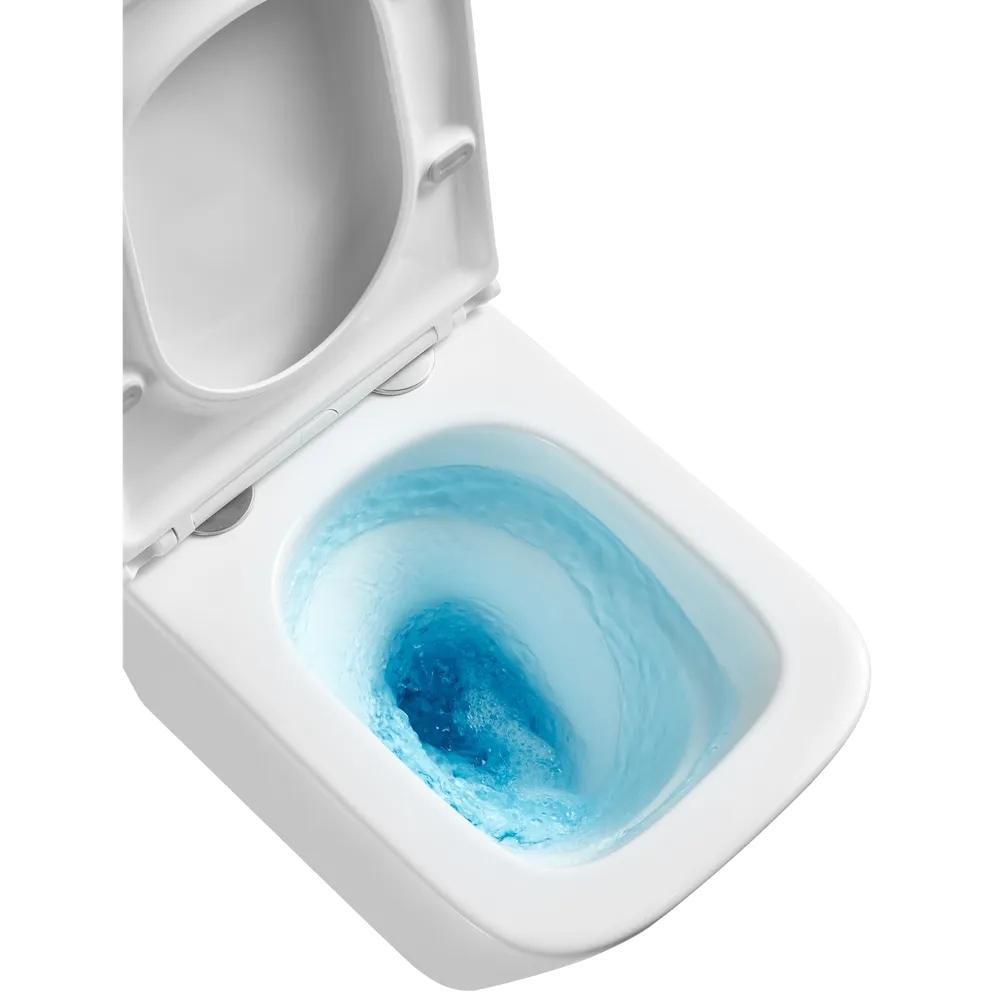 ZESTAW PODTYNKOWY WC FLORINA Z PRZYCISKIEM 601 CHROM