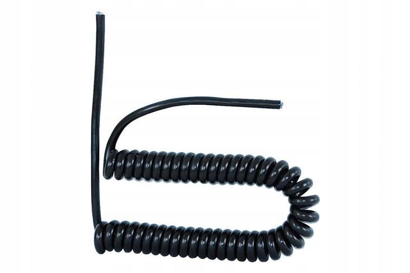 F-ELEKTRO Przewód spiralny 05VVH8-F 3x1,5mm2 - 5m - czarny
