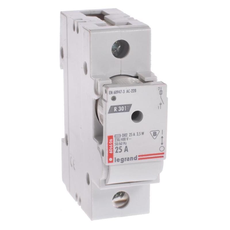 LEGRAND Rozłącznik bezpiecznikowy R 301 25 A 1P
