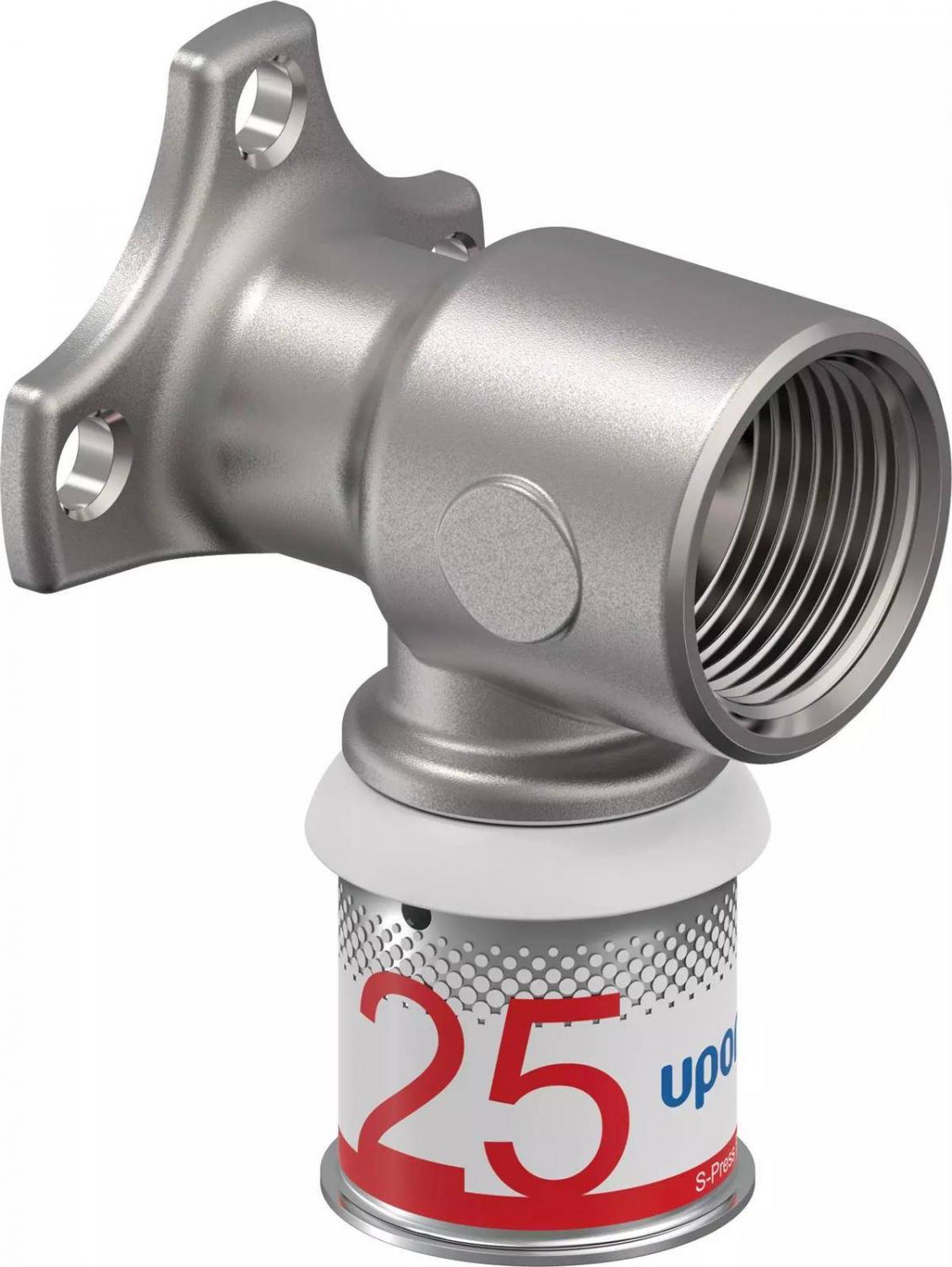 Uponor S-Press PLUS kolano naścienne 25-Rp3/4FT