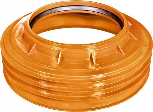 Manszeta PP dn 425x315mm z uszczelkami 425 i 315, kolor pomarańczowy (Diami