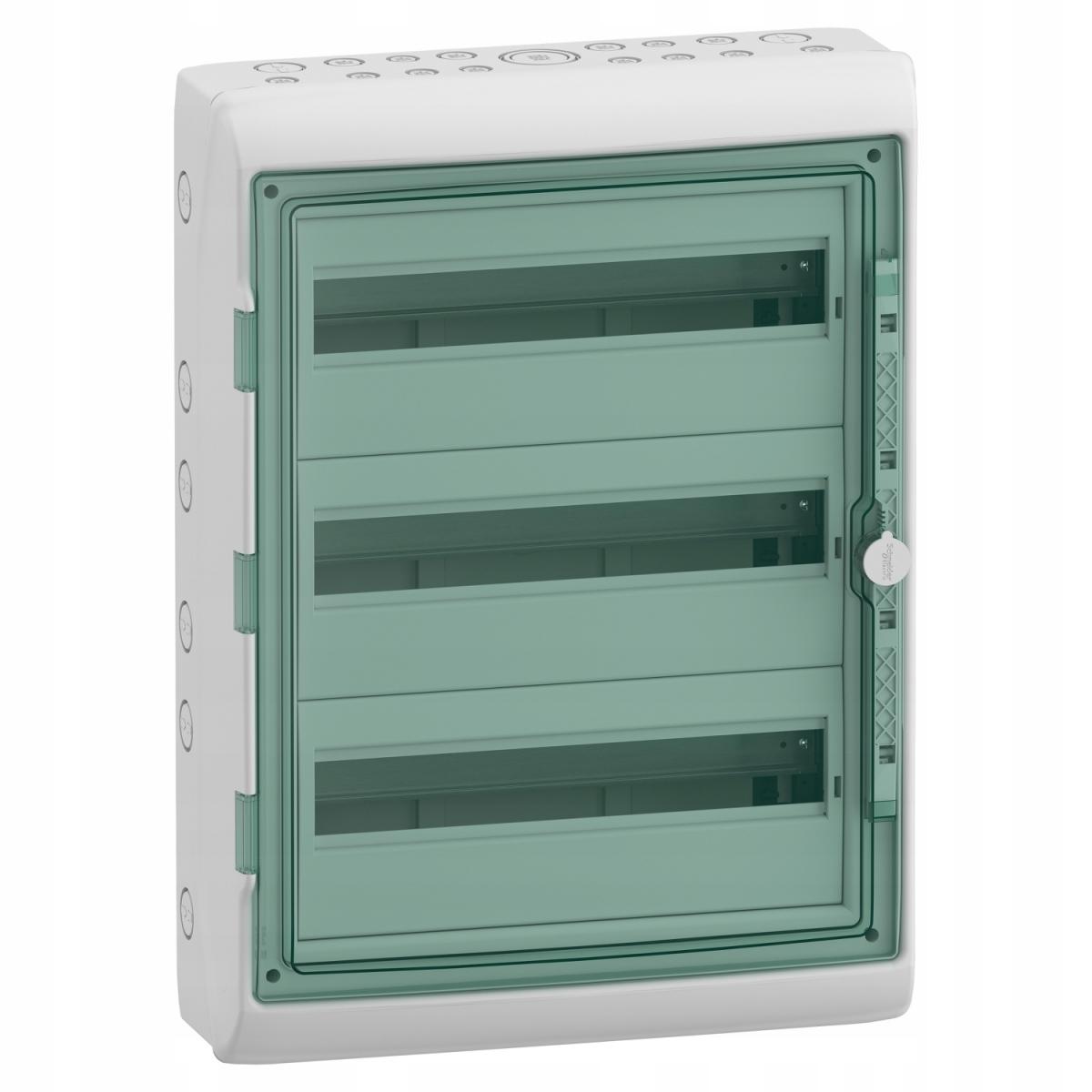 Obudowa natynkowa Mureva (dawna Kaedra) IP65 MRV-3-18-NT-T drzwi transparen